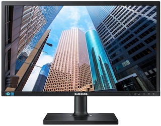 Монитор Samsung 23" S23E650D черный PLS LED 16:9 DVI матовая HAS Pivot 300cd 178гр/178гр 1920x1080 D-Sub DisplayPort FHD USB 5.37кг