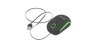 Мышь DEFENDER DISCOVERY MS-630 BK/GREEN 52631