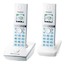 Р/Телефон Dect Panasonic KX-TG8052RUW (белый, 2 трубки с резервным питанием)