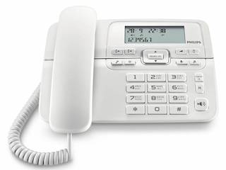 Телефон проводной Philips CRD200W/51 белый