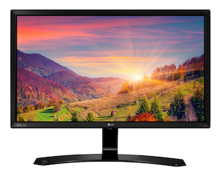 Монитор LG 23.8" 24MP58D-P черный IPS LED 16:9 DVI матовая 250cd 1920x1080 D-Sub FHD 3.2кг