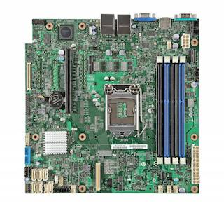 Материнская Плата Intel DBS1200V3RPM Soc-1150 iC226 mATX 4xDDR3 6xSATA3 SATA RAID i210 2хGgbEth Ret (942037)