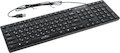Клавиатура Oklick 556S черный USB slim Multimedia