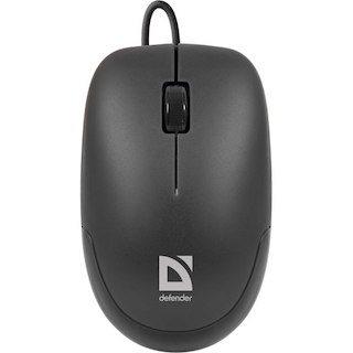 Мышка DEFENDER USB OPTICAL DATUM MM-010 BLACK 3 кнопки,1000dpi