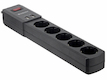 Сетевой фильтр DEFENDER 1.8M DFS 451 5OUTL, 2 USB-порта, 5 розеток