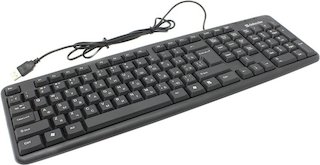 Клавиатура DEFENDER USB ELEMENT HB-520 RU, серый,полноразмерная