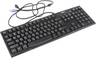 Клавиатура SVEN STANDARD 304 USB+HUB RUS BLACK