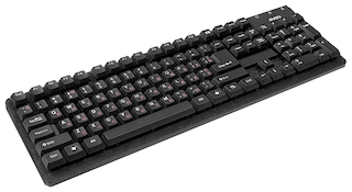Клавиатура SVEN STANDARD 301 USB RUS BLACK