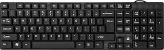 Клавиатура USB ACCENT SB-720 RUS BLACK 45720 DEFENDER Проводная клавиатура Accent SB-720 RU,черный,компактная