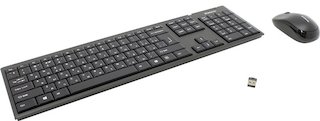 Беспроводная клавиатура/мышь DEFENDER STANFORD C-955 RU BLACK