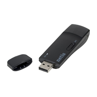 Wi-Fi адаптер NETIS 300MBPS  USB DUAL BAND WF2150  Беспроводной двухдиапазонный USB-адаптер N600, 300 Мбит/с на 5 ГГц + 300 Мбит/с на 2,4 ГГц, 802.11n