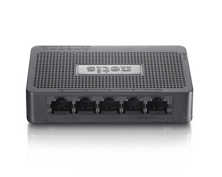Коммутатор NETIS 5PORT 10/100M ST3105S  Коммутатор 5-портовый  10/100 Мбит/с, настольный, пластиковый корпус