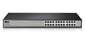 Коммутатор NETIS 24PORT 1000M ST3124G  Коммутатор 24-портовый гигабитный, 24 порта RJ45 10/100/1000 Мбит/с, 1U 19-дюймовый монтируемый в стойку, сталь