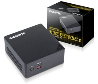 ПК GIGABYTE KIT BRIX CI3-6100U GB-BSI3HA-6100 (i3 6100U, HDMI, miniDP, GbLAN, WiFi, BT, 2DDR4 SODIMM)