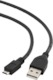 Кабель USB 2.0 Pro Cablexpert CCP-mUSB2-AMBM-1M, AM/microBM 5P, 1м, экран, черный, пакет