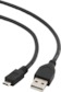 Кабель USB 2.0 Pro Cablexpert CCP-mUSB2-AMBM-1M, AM/microBM 5P, 1м, экран, черный, пакет