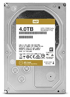 Жесткий диск WD Original SATA-III 4Tb WD4002FYYZ Gold (7200rpm) 128Mb 3.5"