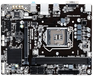 Материнская плата Gigabyte GA-H110M-S2V Soc-1151 Intel H110 2xDDR4 mATX AC`97 8ch(7.1) GbLAN+VGA+DVI