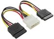 Кабель питания SATA Cablexpert CC-SATA-PSY-0.3M, 30см, molex 4pin/2x sata15pin, на 2 устр., пакет