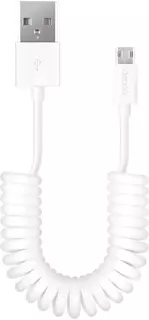 Кабель microUSB- USB Deppa (72227) 2 метра витой, белый