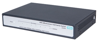 Коммутатор HPE 1420 8G PoE+ JH330A неуправляемый 19U 8x10, 100, 1000BASE-T