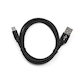Кабель USB 2.0 Cablexpert CC-mUSB2bk1m, AM/microBM 5P, 1м, нейлоновая оплетка, алюминиевые разъемы, черный, пакет