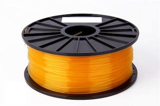 Пластик PLA 1.75mm 3D Робит 1kg Прозрачно-оранжевый