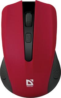Беспроводная мышь Defender MM-935 Accura Red Wireless USB Optical (52937)