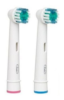Насадка для зубных щеток Braun EB17-2 (EB20-2) FlexiSoft, кроме з/щ серии Sonic, 2шт