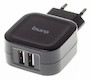 Сетевое з/у Buro Smart 3.4A Dual USB black (TJ-278B)