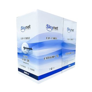 Кабель сетевой SkyNet CSS-UTP-4-CU Standart UTP indoor 4x2x0,48, медный, FLUKE TEST, кат.5e, однож., 305 м, box, серый
