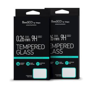 Защитное стекло для Samsung Galaxy A6 2018 Full Glue Black BoraSCO (34502)