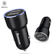 Автомобильное з/у Baseus 3.4A Dual USB black (CAXLD-C01)