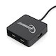 Хаб USB 2.0 Gembird UHB-242 4порта блистер черный
