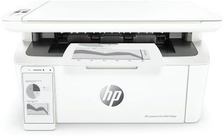 МФУ Лазерный HP LaserJet Pro M28w (W2G55A) A4 WiFi белый