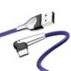 Кабель Baseus  MVP Mobile game Cable USB For Type-C 3A 1M Blue