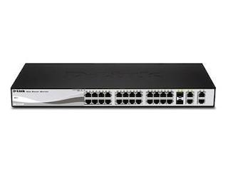 Коммутатор D-Link DES-1210-28P/C2A 24x10/100Mbps PoE 2x10/100/1000Mbps 2 Combo SFP