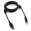 Кабель USB 2.0 Am-Bm Gembird/Cablexpert CCF2-USB2-AMBM-6, AM/BM, 1.8м, экран, 2феррит.кольца, черный, пакет