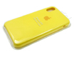 Чехол для Apple iPhone XR силиконовый желтый Innovation (накладка)