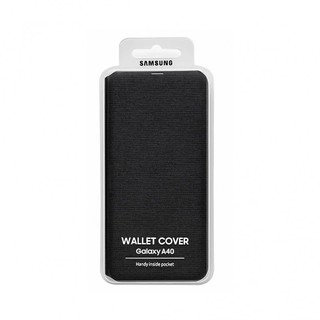 Чехол для Samsung Galaxy A40 Book black EF-WA405PBEGRU  (книжка)