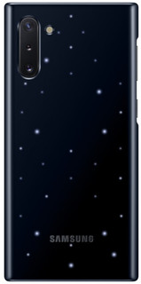 Чехол для Samsung Galaxy Note 10 LED Cover черный (EF-KN970CBEGRU) (накладка)