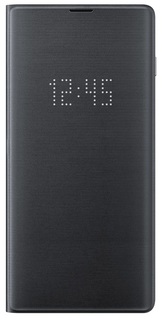 Чехол для Samsung Galaxy Note 10+ LED View Cover черный (EF-NN975PBEGRU) (книжка)