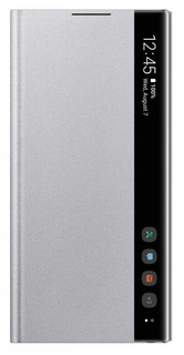 Чехол для Samsung Galaxy Note 10+ Clear View Cover серебристый (EF-ZN975CSEGRU) (книжка)