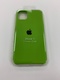 Чехол для Apple iPhone 11 силиконовый зеленый (накладка)
