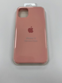 Чехол для Apple iPhone 11 силиконовый розовый  (накладка)