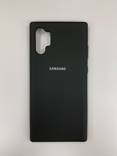 Чехол для Samsung Galaxy Note 10+ силиконовый Black (накладка)