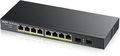 Коммутатор ZyXEL GS1900-10HP 8x10/100/1000 PoE 2хSFP-порта