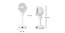 Напольный вентилятор Xiaomi Lexiu Large Vertical Fan (SS2), White