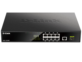 Коммутатор D-Link DGS-1010MP 10PORT 10/100/1000Mbps POE
