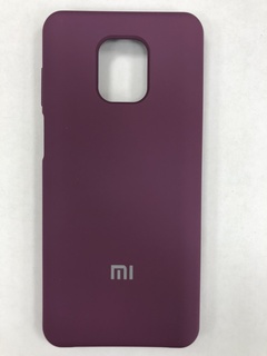 Чехол для Xiaomi Redmi Note 9 Pro/9S силиконовый Eggplant Innovation (накладка)